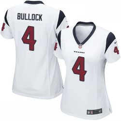 Cheap Randy Bullock Texans Women Jersey From China White Game #4