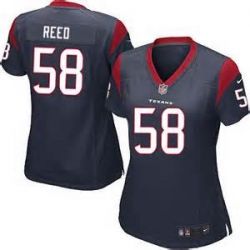 Cheap Brooks Reed Texans Women Jersey From China Blue Game #58