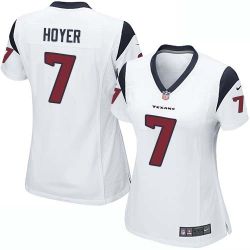 Cheap Brian Hoyer Texans Women Jersey From China White Game #7
