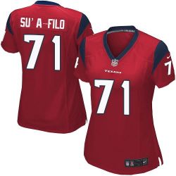 Cheap Xavier Sua-Filo Texans Women Jersey From China Red Game #71