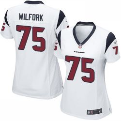 Cheap Vince Wilfork Texans Women Jersey From China White Game #75