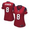 Cheap Will Johnson Texans Women Jersey From China Red Game #8