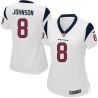 Cheap Will Johnson Texans Women Jersey From China White Game #8