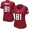 Cheap Owen Daniels Texans Women Jersey From China Red Game #81