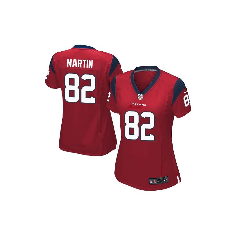 Cheap Keshawn Martin Texans Women Jersey From China Red Game #82