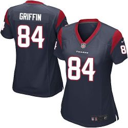 Cheap Ryan Griffin Texans Women Jersey From China Blue Game #84