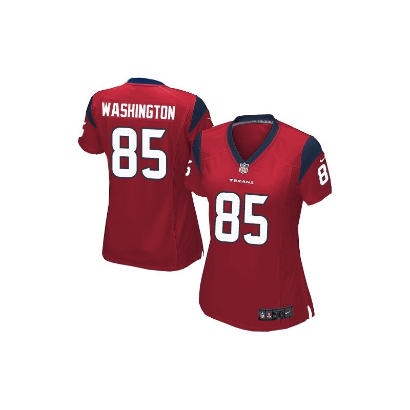 Cheap Nate Washington Texans Women Jersey From China Red Game #85