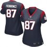 Cheap CJ Fiedorowicz Texans Women Jersey From China Blue Game #87