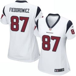 Cheap CJ Fiedorowicz Texans Women Jersey From China White Game #87