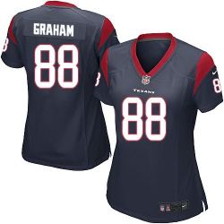 Cheap Garrett Graham Texans Women Jersey From China Blue Game #88