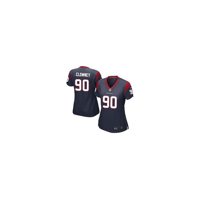 Cheap Jadeveon Clowney Texans Women Jersey From China Blue Game #90