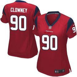 Cheap Jadeveon Clowney Texans Women Jersey From China Red Game #90