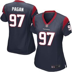 Cheap Jeoffrey Pagan Texans Women Jersey From China Blue Game #97