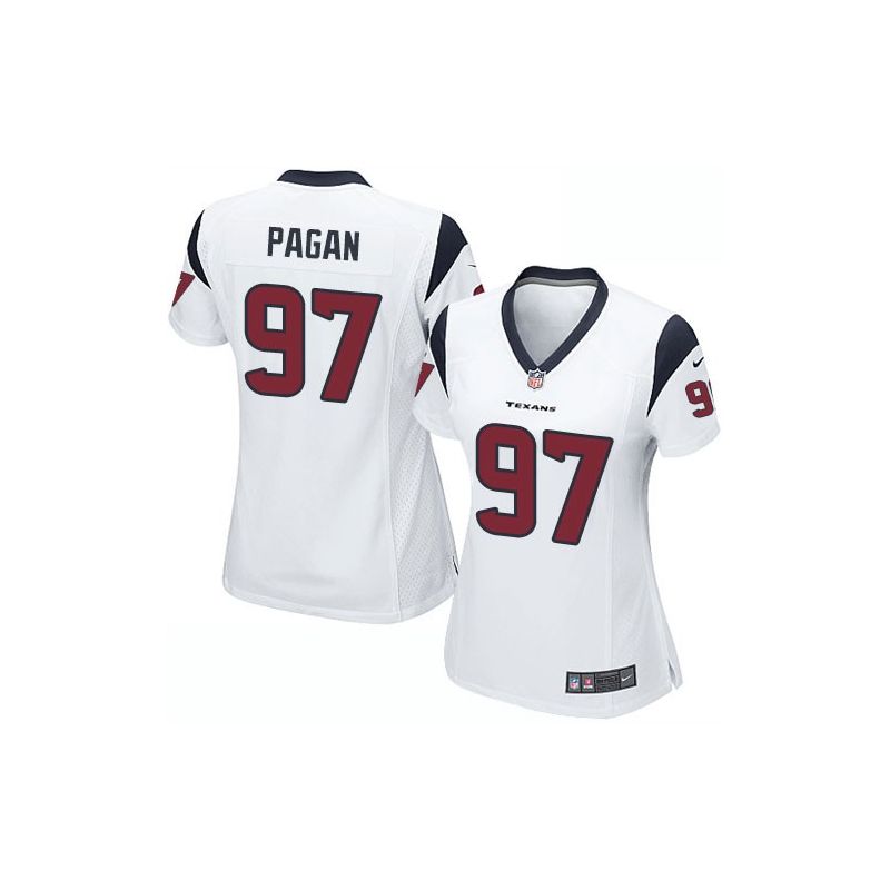 Cheap Jeoffrey Pagan Texans Women Jersey From China White Game #97