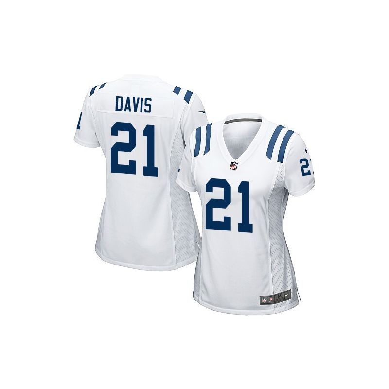 Cheap Vontae Davis Colts Women Jersey From China White Game #21