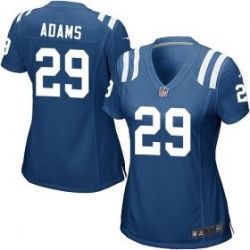 Cheap Mike Adams Colts Women Jersey From China Blue Game #29