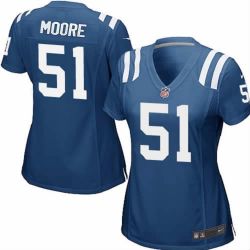 Cheap Sio Moore Colts Women Jersey From China Blue Game #51