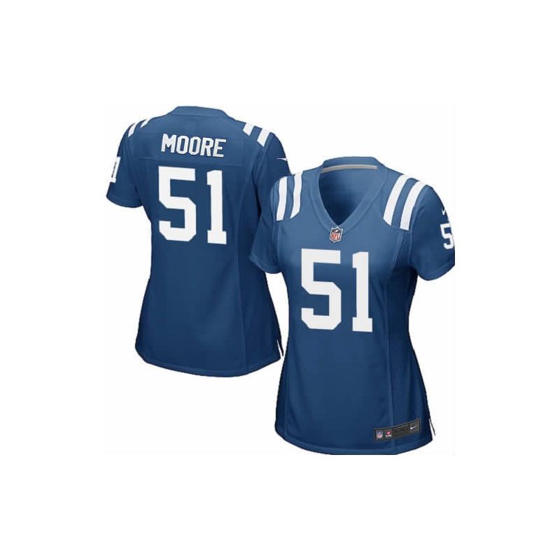 Cheap Sio Moore Colts Women Jersey From China Blue Game #51