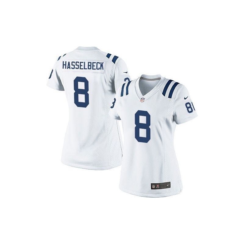 Cheap Matt Hasselbeck Colts Women Jersey From China White Game #8