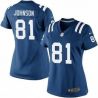 Cheap Andre Johnson Colts Women Jersey From China Blue Game #81