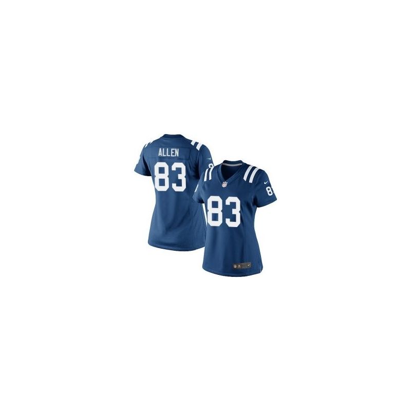 Cheap Dwayne Allen Colts Women Jersey From China Blue Game #83