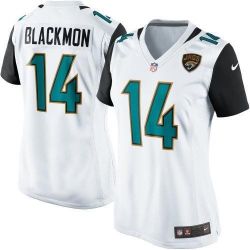 Cheap Justin Blackmon Jaguars Women Jersey From China new-White Game #14