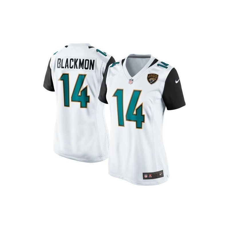 Cheap Justin Blackmon Jaguars Women Jersey From China new-White Game #14