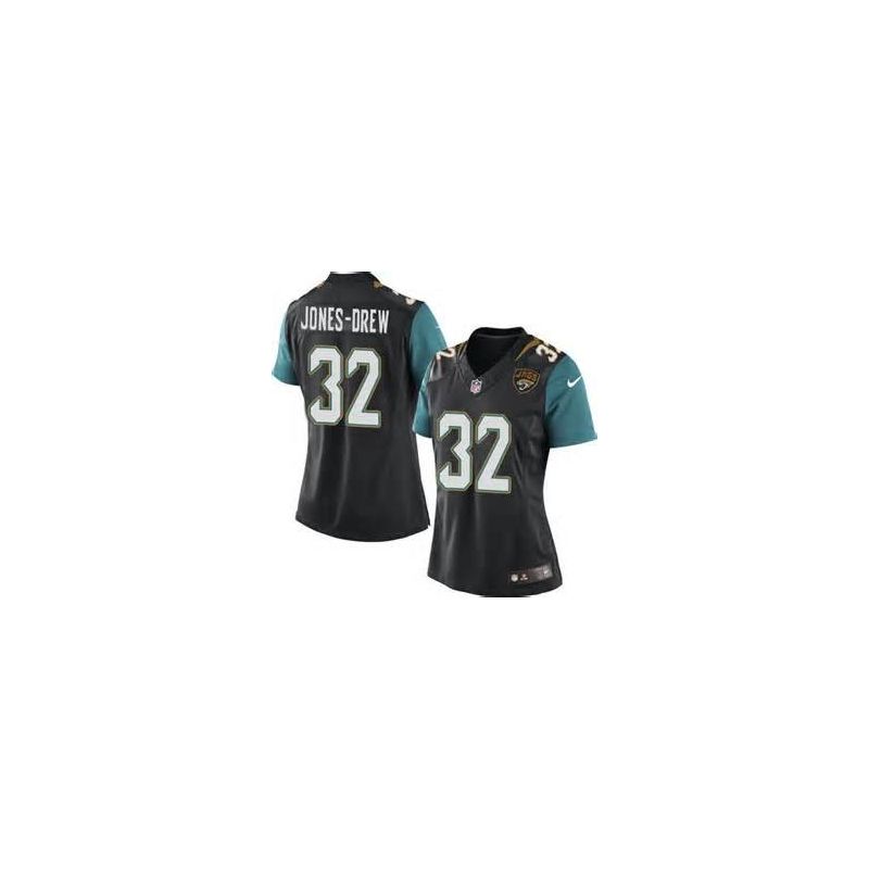 Cheap Maurice Jones-Drew Jaguars Women Jersey From China Black-NEW Game #32