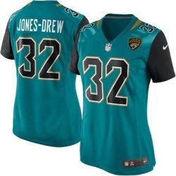 Cheap Maurice Jones-Drew Jaguars Women Jersey From China Green-NEW Game #32