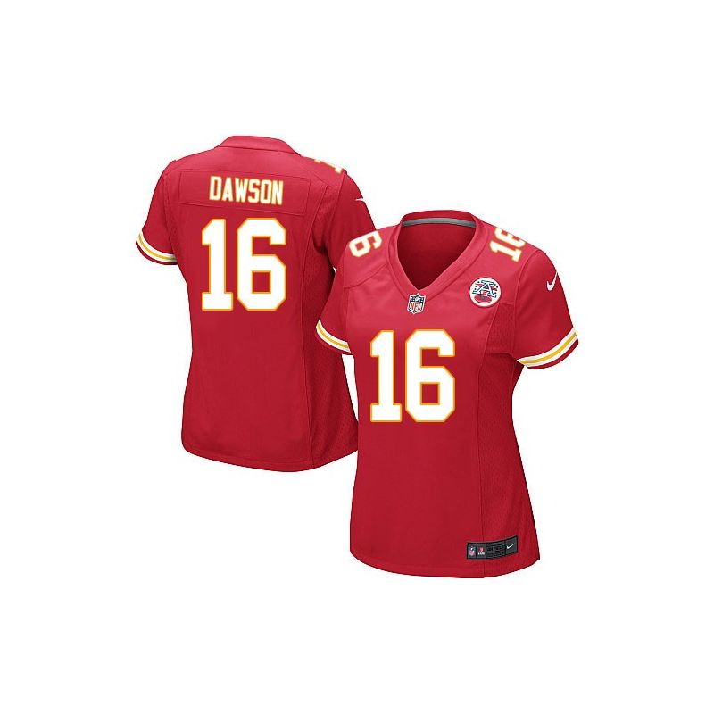 Cheap Len Dawson Chiefs Women Jersey From China Red Game #16