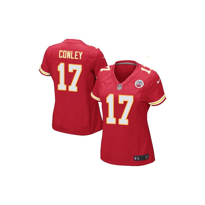 Cheap Chris Conley Chiefs Women Jersey From China Red Game #17