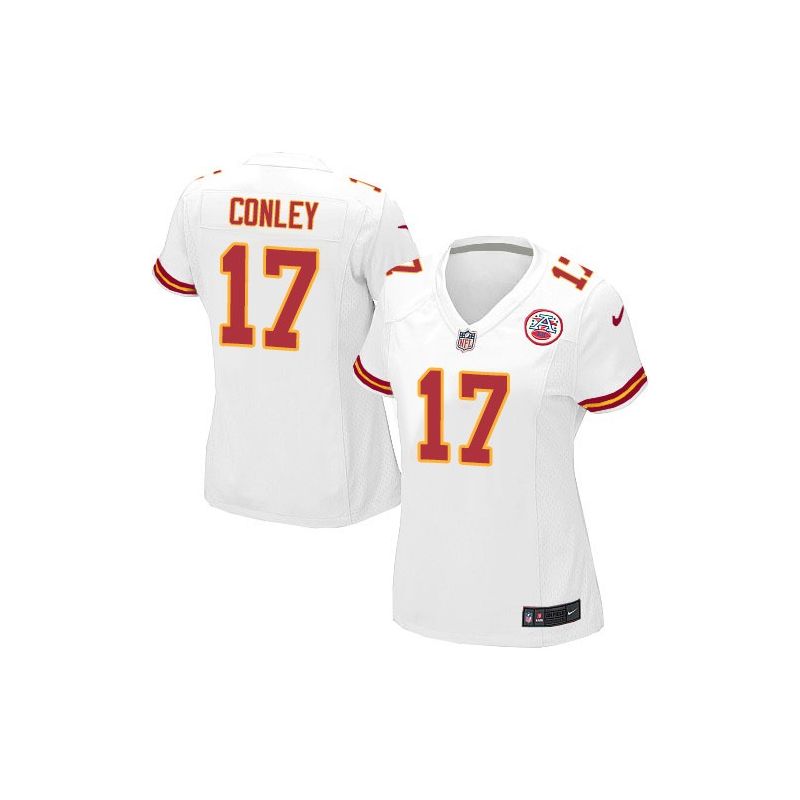 Cheap Chris Conley Chiefs Women Jersey From China White Game #17