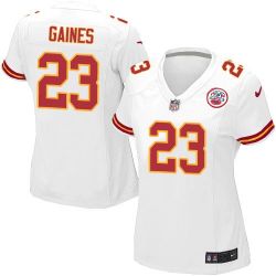 Cheap Phillip Gaines Chiefs Women Jersey From China White Game #23