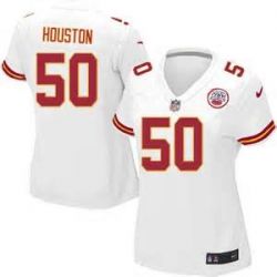 Cheap Justin Houston Chiefs Women Jersey From China White Game #50