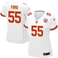 Cheap Dee Ford Chiefs Women Jersey From China White Game #55