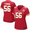 Cheap Derrick Johnson Chiefs Women Jersey From China Red Game #56