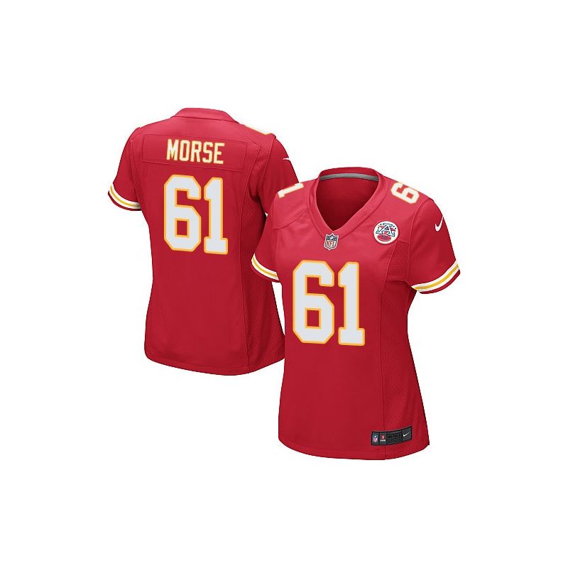 Cheap Mitch Morse Chiefs Women Jersey From China Red Game #61