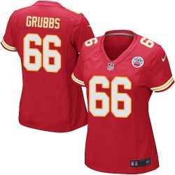 Cheap Ben Grubbs Chiefs Women Jersey From China Red Game #66