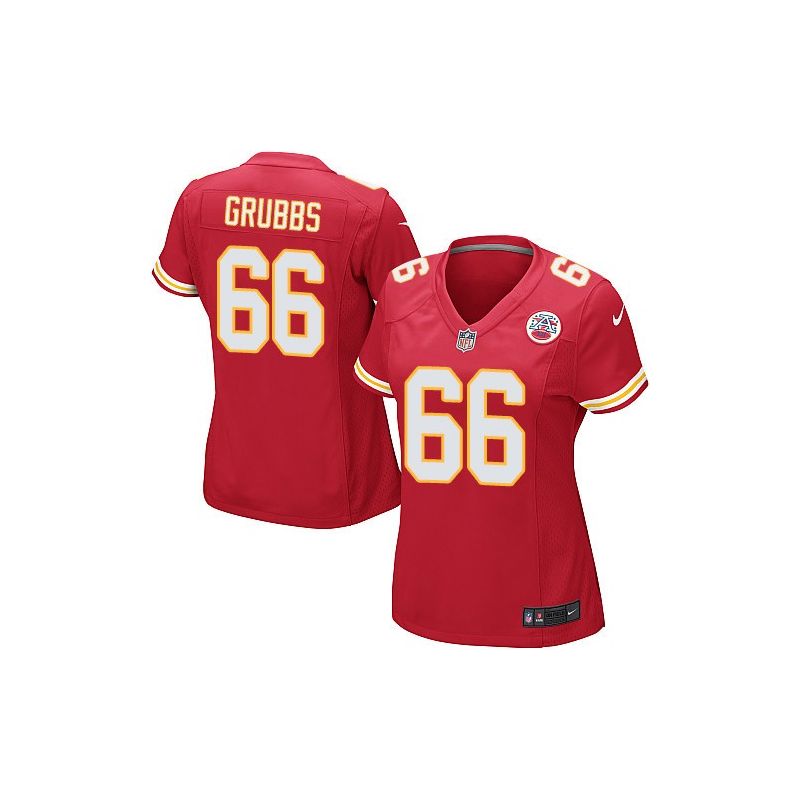 Cheap Ben Grubbs Chiefs Women Jersey From China Red Game #66