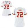 Cheap Eric Fisher Chiefs Women Jersey From China White Game #72