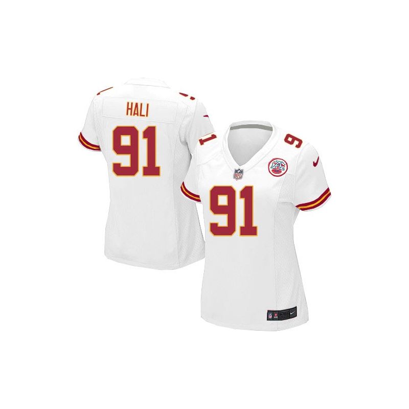 Cheap Tamba Hali Chiefs Women Jersey From China White Game #91