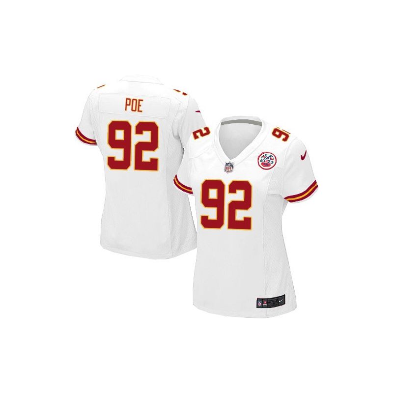 Cheap Dontari Poe Chiefs Women Jersey From China White Game #92