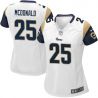 Cheap TJ McDonald Rams Women Jersey From China White Game #25