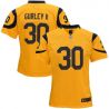 Cheap Todd Gurley II Rams Women Jersey From China Gold Game #30