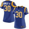 Cheap Todd Gurley II Rams Women Jersey From China Royal-Blue Game #30