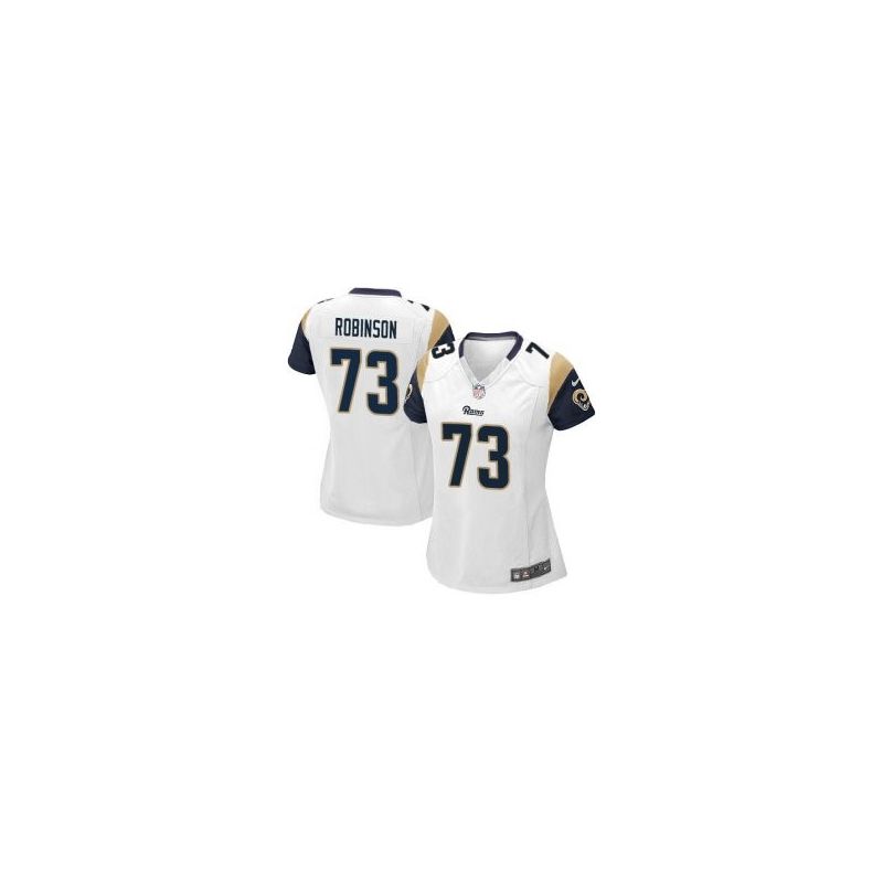 Cheap Greg Robinson Rams Women Jersey From China White Game #73