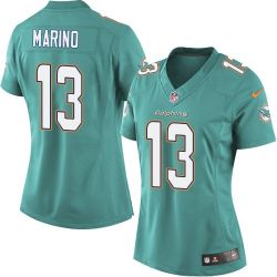 Cheap Dan Marino Dolphins Women Jersey From China Green-NEW Game #13