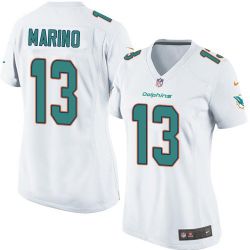 Cheap Dan Marino Dolphins Women Jersey From China White Game #13