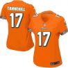 Cheap Ryan Tannehill Dolphins Women Jersey From China Orange Game #17