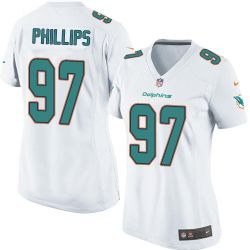 Cheap Jordan Phillips Dolphins Women Jersey From China White Game #97